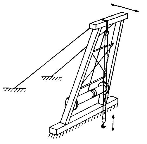 line drawing of a breast derrick